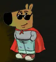 Super Cool Chill Guy - Cape and sunglasses skin